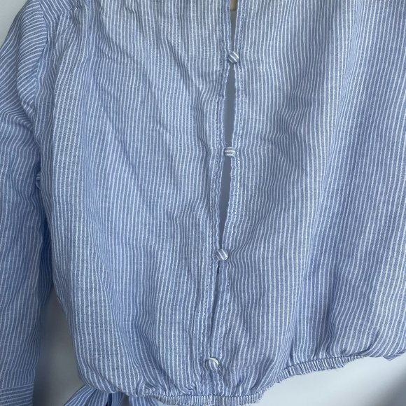 Tie front crop top - Picture 2 of 2